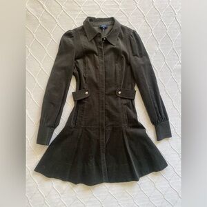 ME+EM Dark green Long-Sleeve Dress